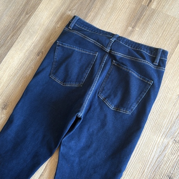 Soft Surroundings Ultimate Denim Straight Leg Stretch Jeans Dark Wash Size 10 - Picture 10 of 10